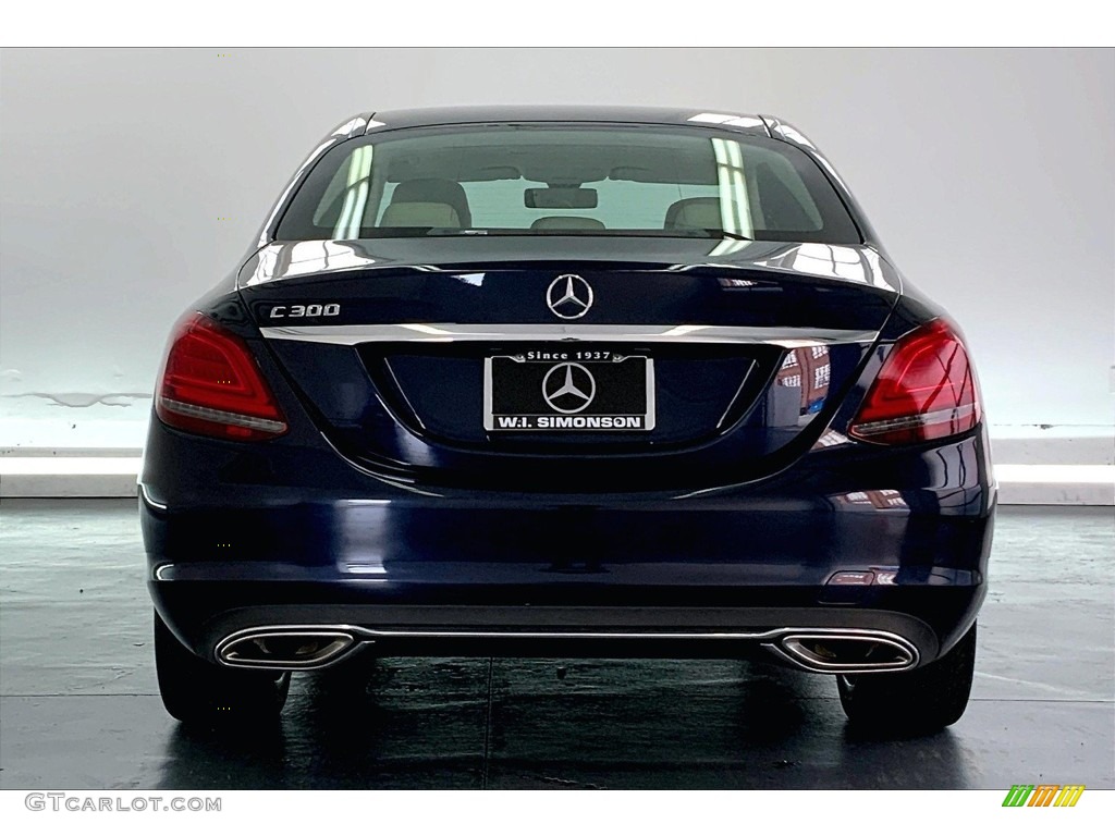 2021 C 300 Sedan - Lunar Blue Metallic / Silk Beige photo #3