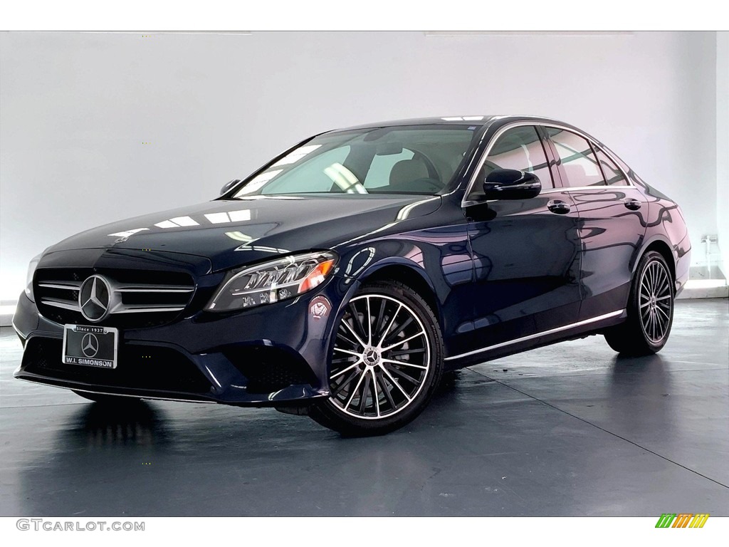Lunar Blue Metallic 2021 Mercedes-Benz C 300 Sedan Exterior Photo #146623226