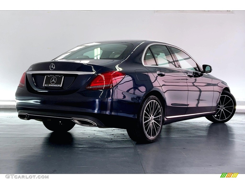 2021 C 300 Sedan - Lunar Blue Metallic / Silk Beige photo #13