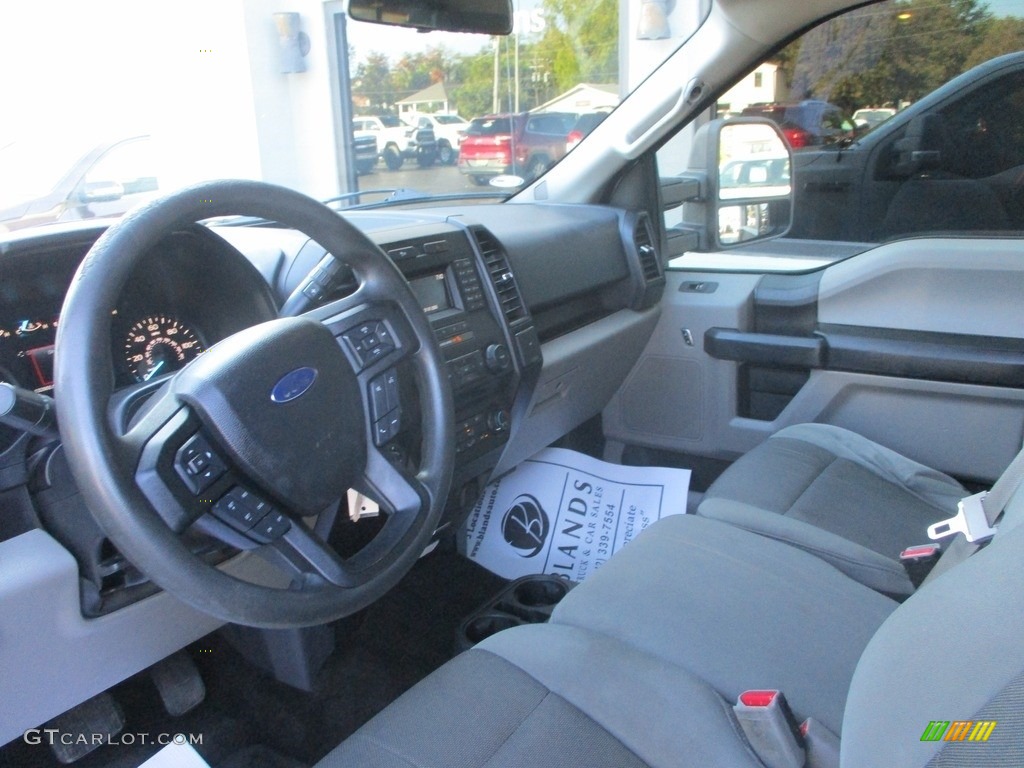 2016 F150 XL SuperCab 4x4 - Ingot Silver / Medium Earth Gray photo #8