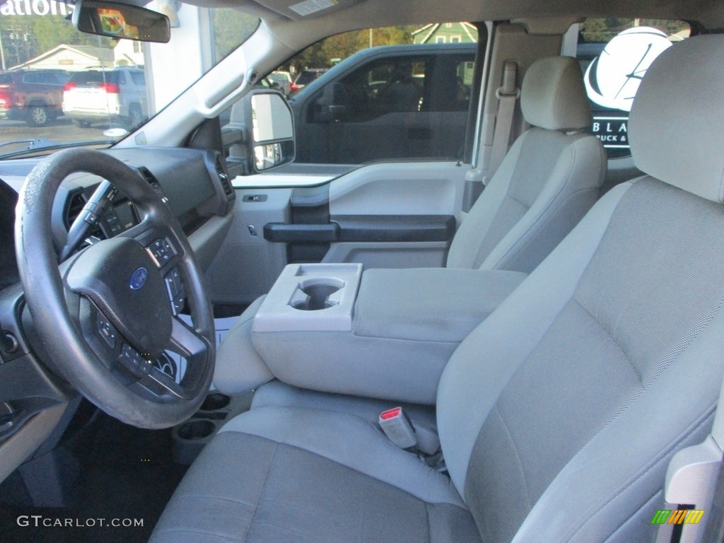 2016 F150 XL SuperCab 4x4 - Ingot Silver / Medium Earth Gray photo #9