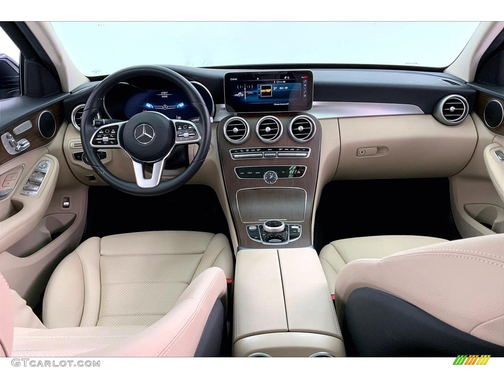 Silk Beige Interior 2021 Mercedes-Benz C 300 Sedan Photo #146623305