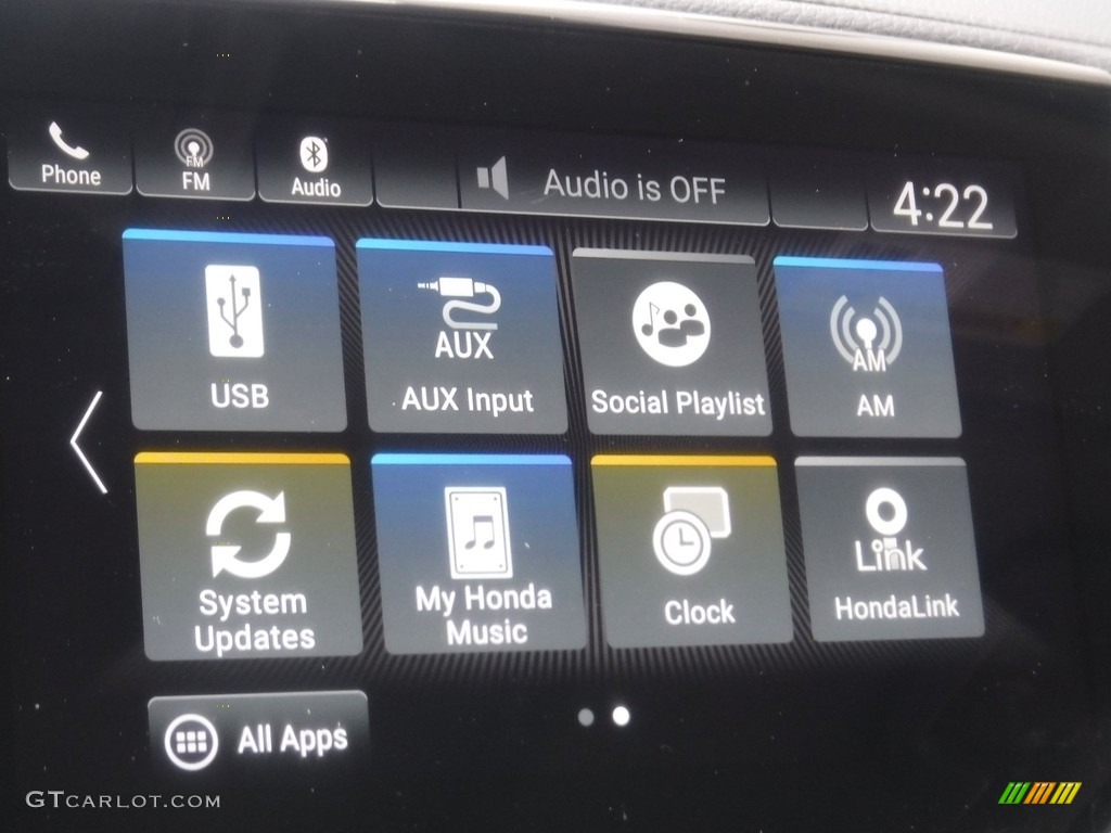 2020 Pilot EX-L AWD - Platinum White Pearl / Black photo #18