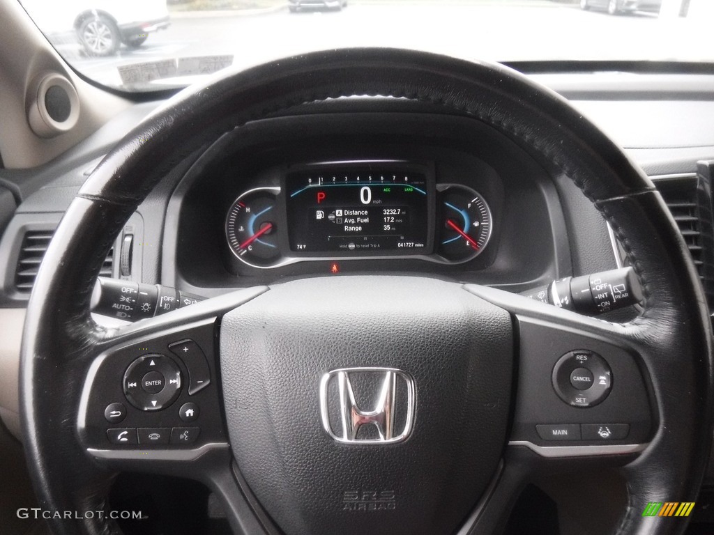 2020 Pilot EX-L AWD - Platinum White Pearl / Black photo #21