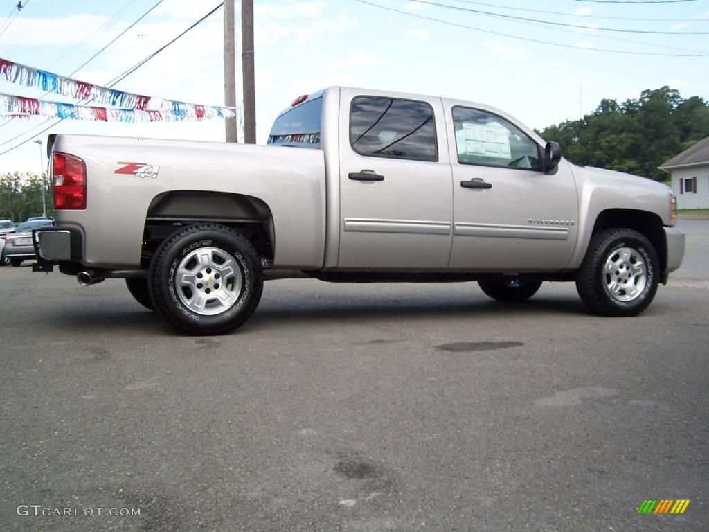 2009 Silverado 1500 LT Crew Cab 4x4 - Silver Birch Metallic / Ebony photo #49