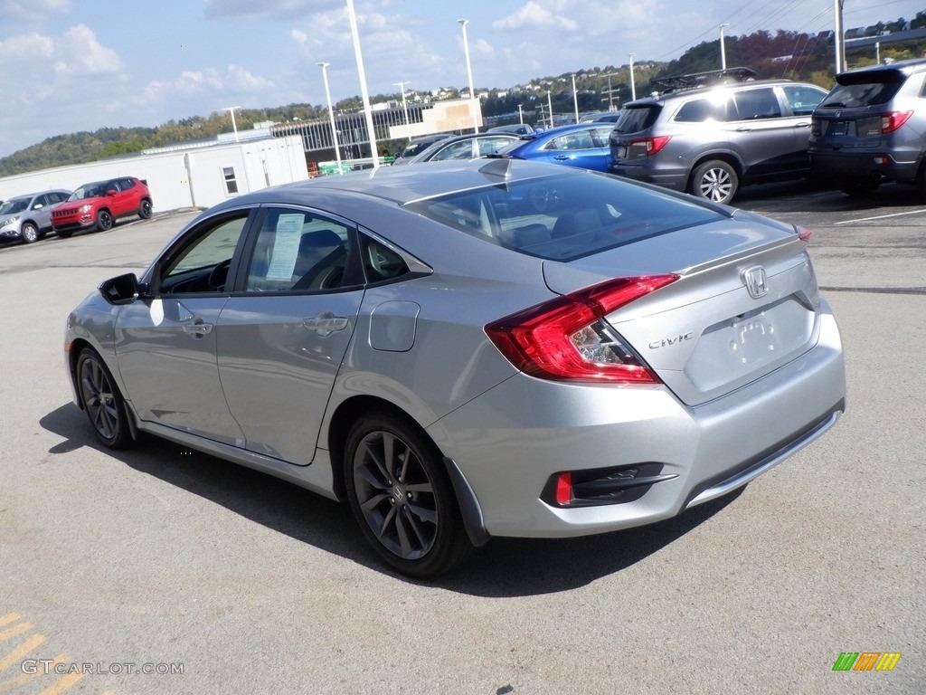 2020 Civic EX Sedan - Lunar Silver Metallic / Black photo #13