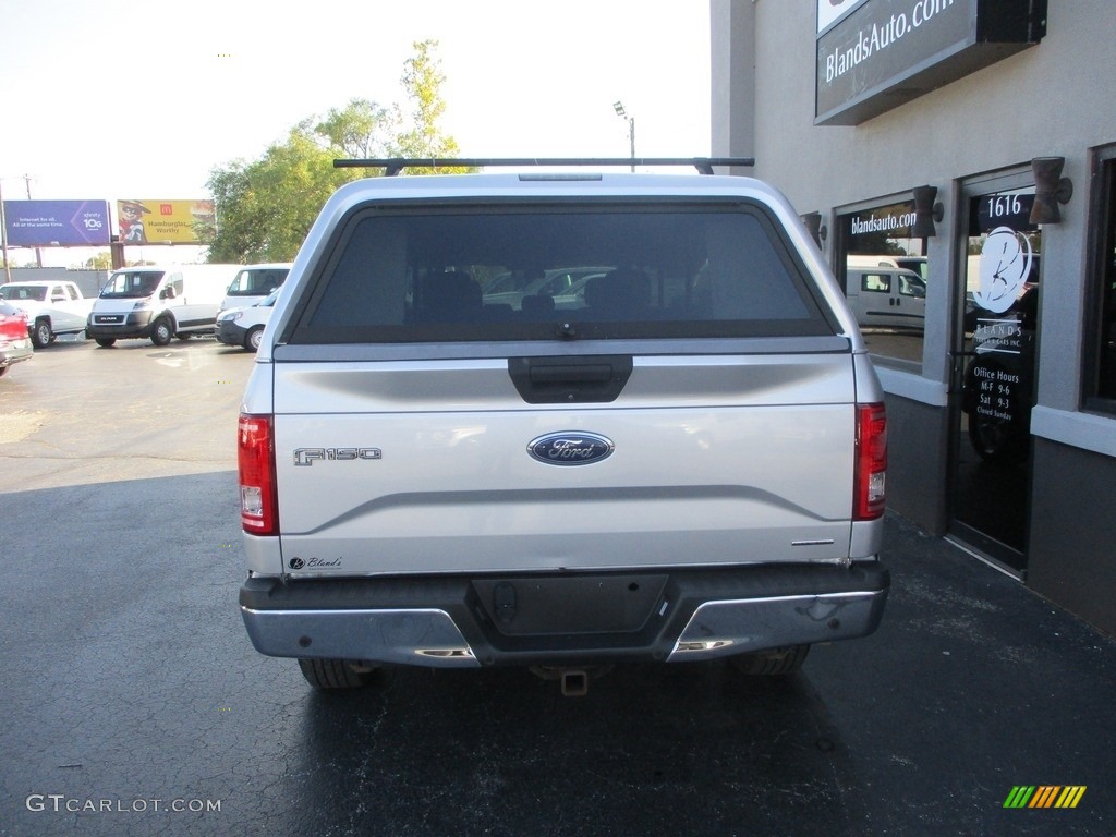 2016 F150 XL SuperCab 4x4 - Ingot Silver / Medium Earth Gray photo #24