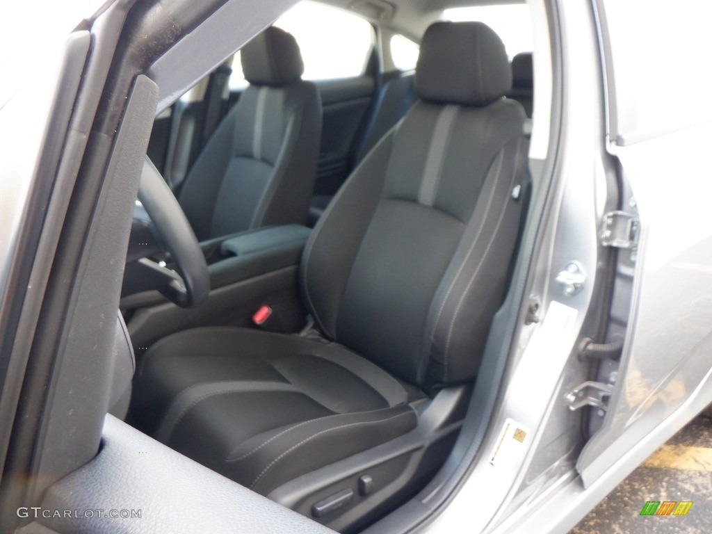 2020 Civic EX Sedan - Lunar Silver Metallic / Black photo #20