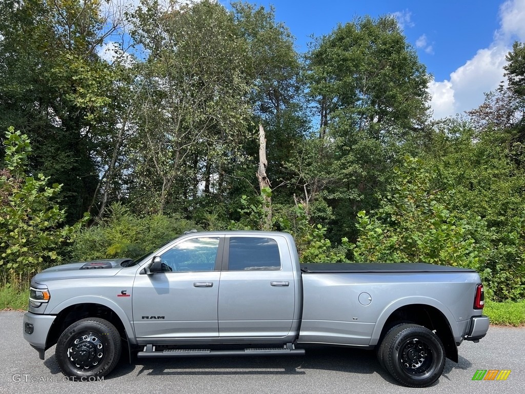 2022 3500 Laramie Crew Cab 4x4 - Billet Silver Metallic / Black photo #1
