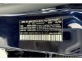 890: Lunar Blue Metallic 2021 Mercedes-Benz C 300 Sedan Color Code