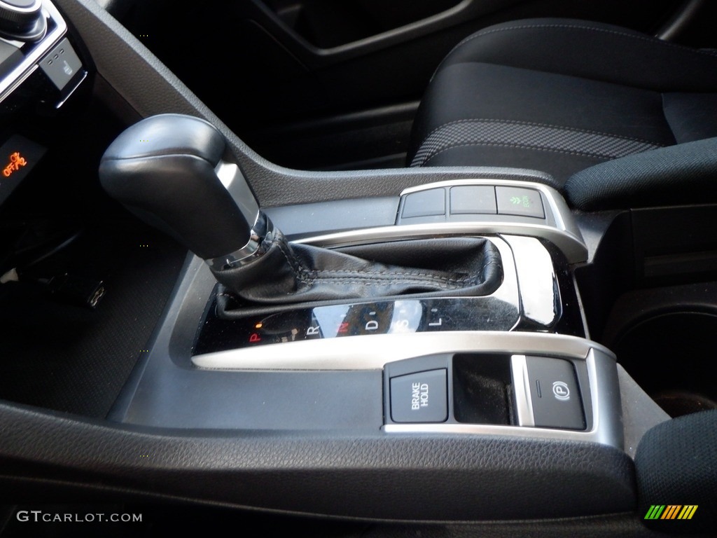 2020 Civic EX Sedan - Lunar Silver Metallic / Black photo #22