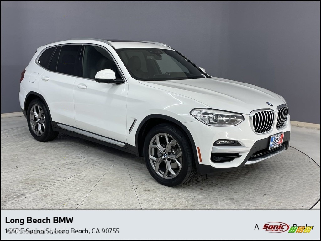 2020 X3 xDrive30e - Alpine White / Mocha photo #1