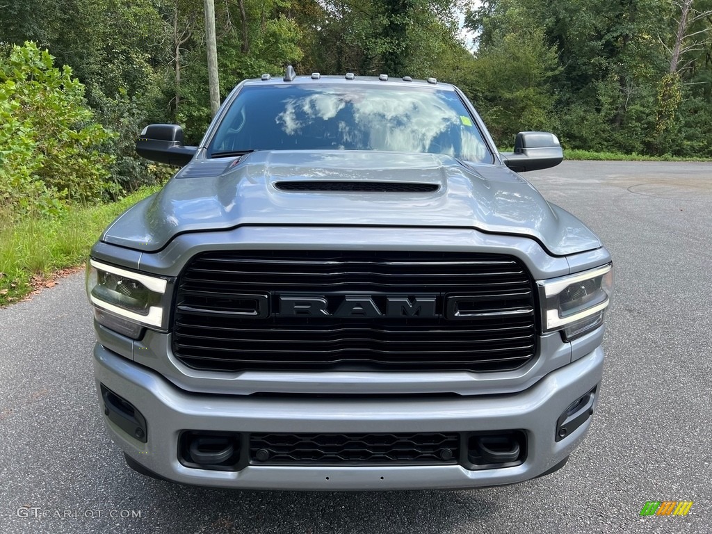 Billet Silver Metallic 2022 Ram 3500 Laramie Crew Cab 4x4 Exterior Photo #146623854