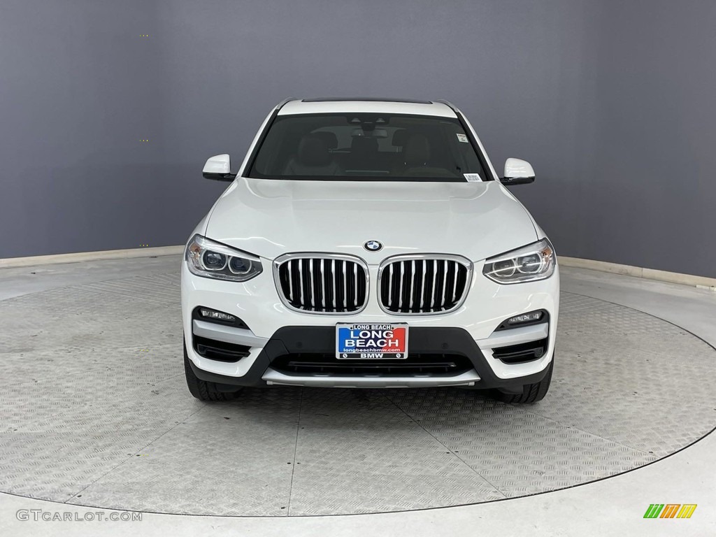 2020 X3 xDrive30e - Alpine White / Mocha photo #2