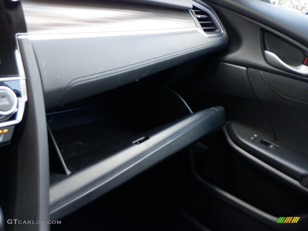 2020 Civic EX Sedan - Lunar Silver Metallic / Black photo #24