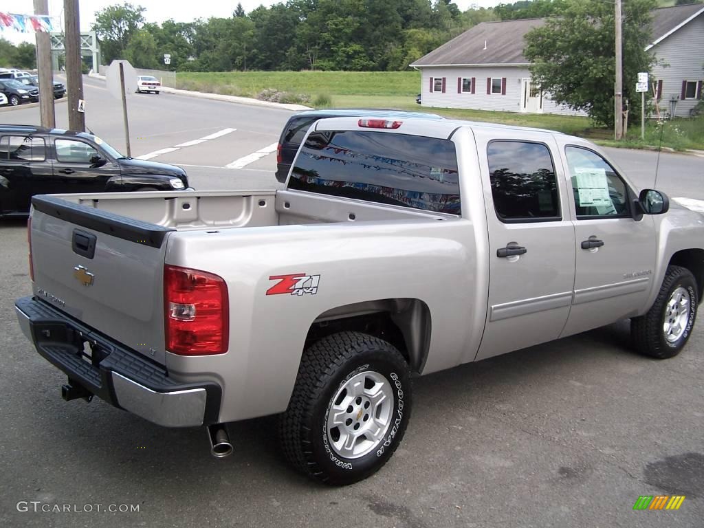2009 Silverado 1500 LT Crew Cab 4x4 - Silver Birch Metallic / Ebony photo #57