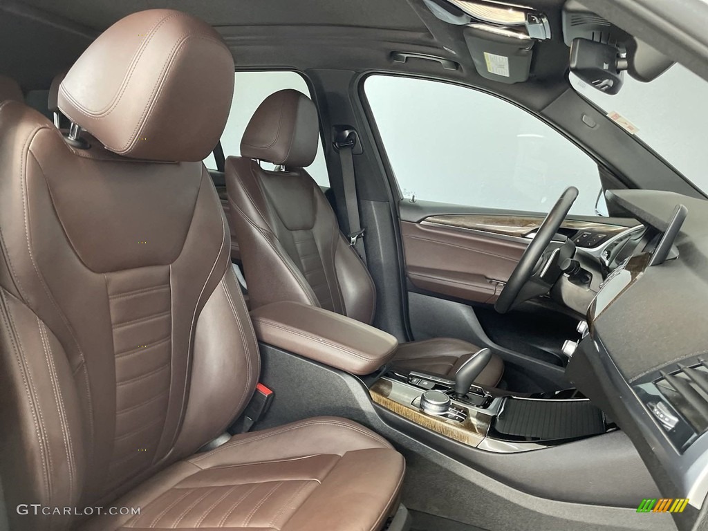Mocha Interior 2020 BMW X3 xDrive30e Photo #146624600