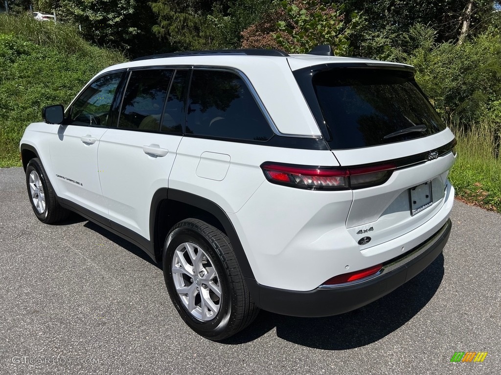 Bright White 2022 Jeep Grand Cherokee Limited 4x4 Exterior Photo #146624721