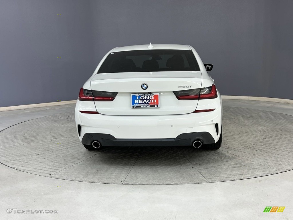 2020 3 Series 330i Sedan - Alpine White / Black photo #5