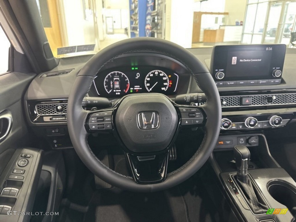 2024 Civic Sport Hatchback - Platinum White Pearl / Black photo #9