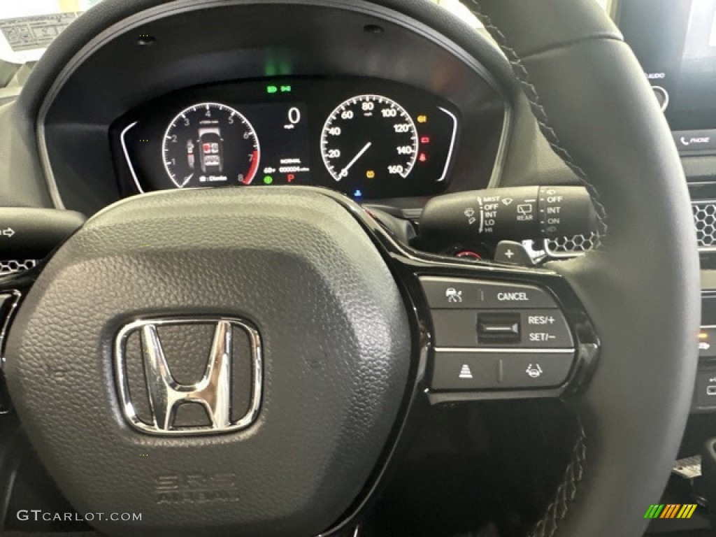 2024 Civic Sport Hatchback - Platinum White Pearl / Black photo #15