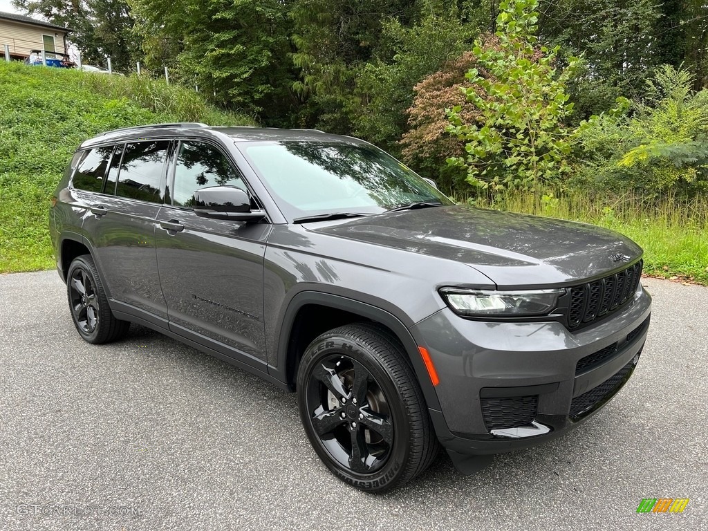 Baltic Gray Metallic 2022 Jeep Grand Cherokee L Altitude Exterior Photo #146625436