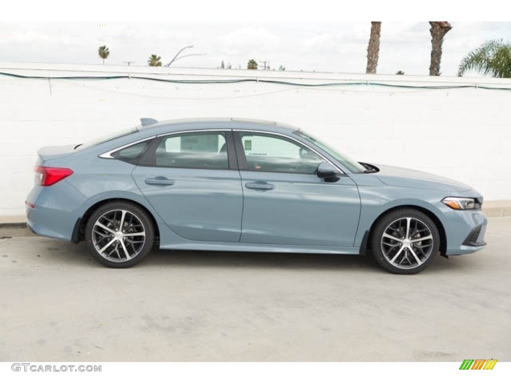 Sonic Gray Pearl 2024 Honda Civic Touring Sedan Exterior Photo #146625470