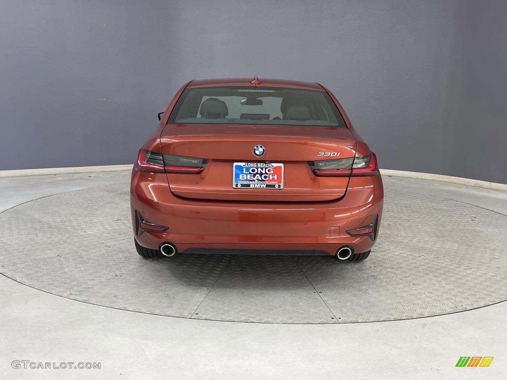 Sunset Orange Metallic 2020 BMW 3 Series 330i Sedan Exterior Photo #146625685