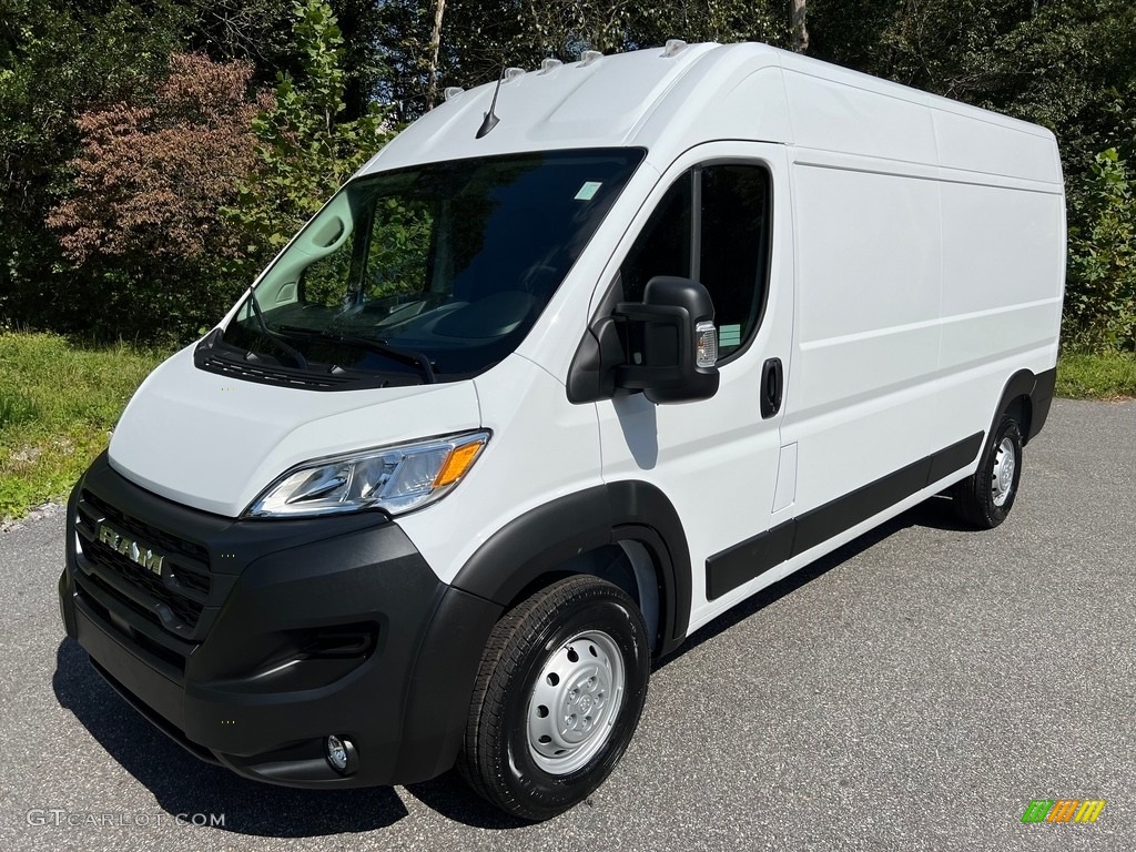 2023 ProMaster 3500 High Roof Cargo Van - Bright White / Black photo #2