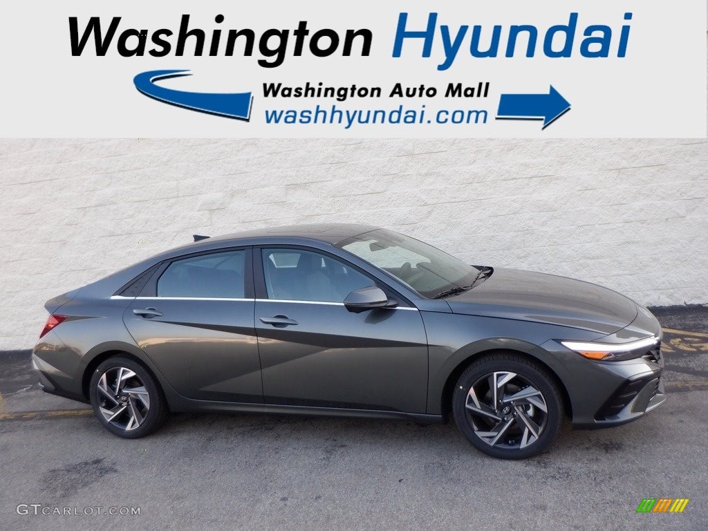 2024 Elantra Limited - Amazon Gray / Black photo #2