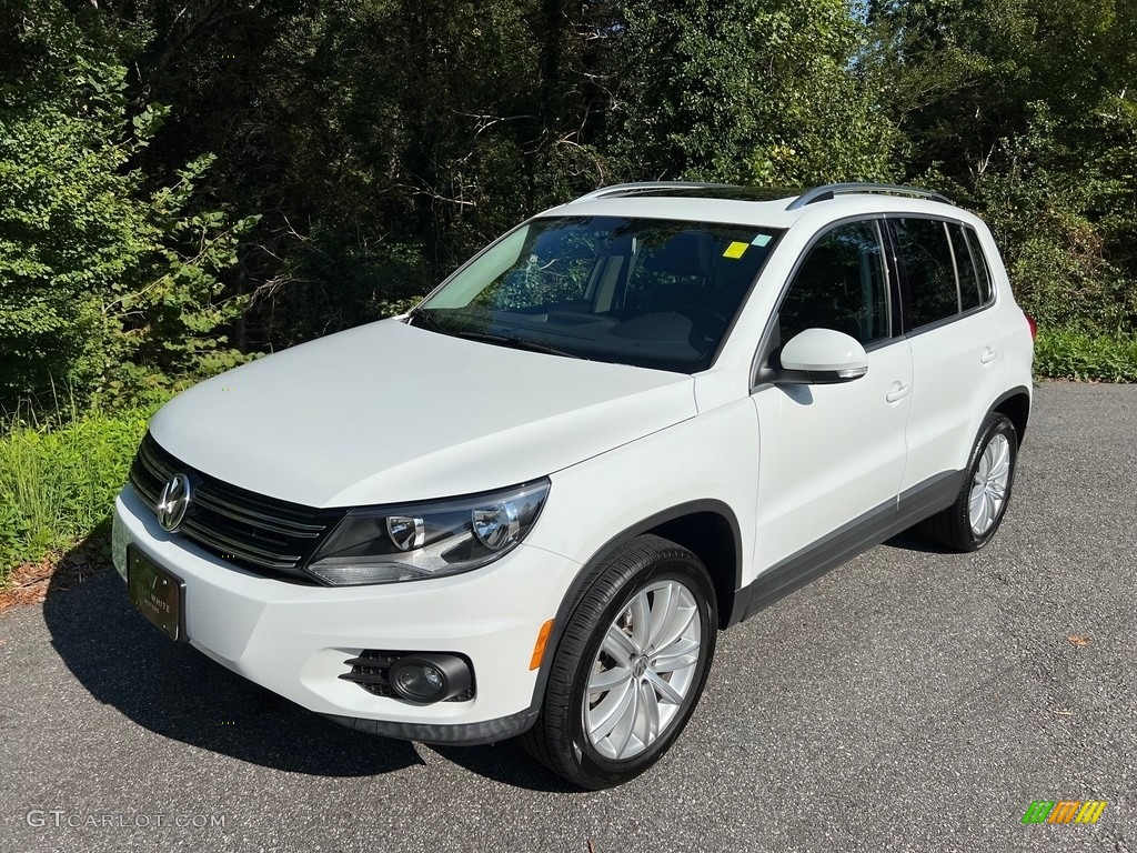 2015 Tiguan SEL 4Motion - Pure White / Charcoal photo #2