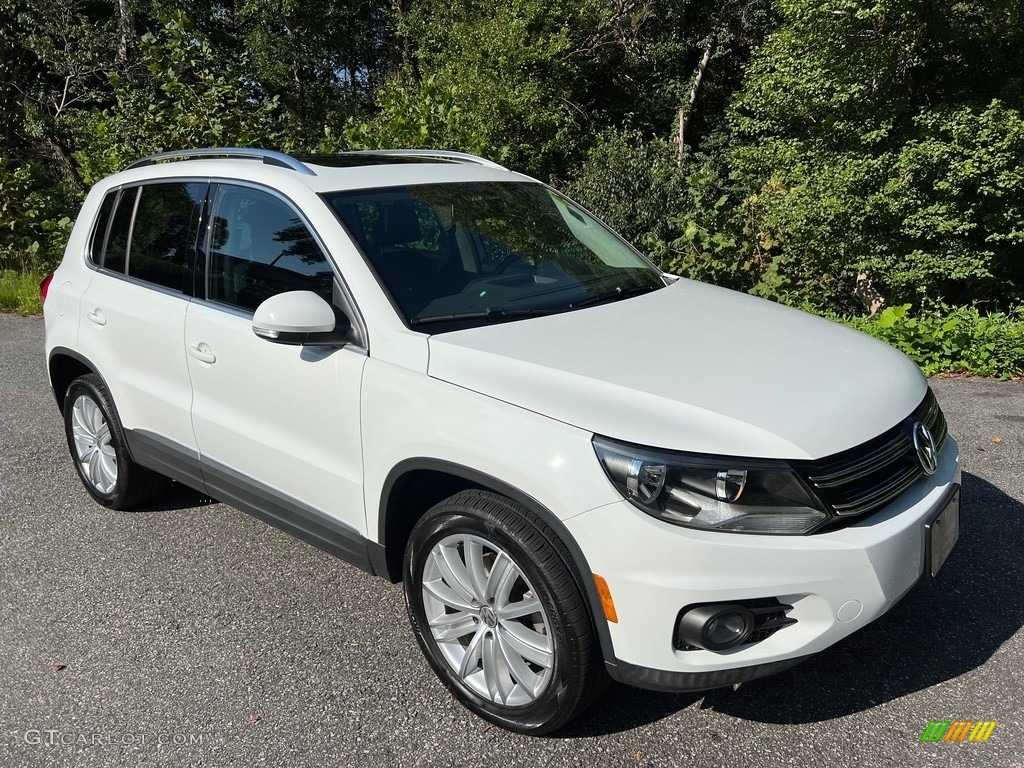 2015 Tiguan SEL 4Motion - Pure White / Charcoal photo #4