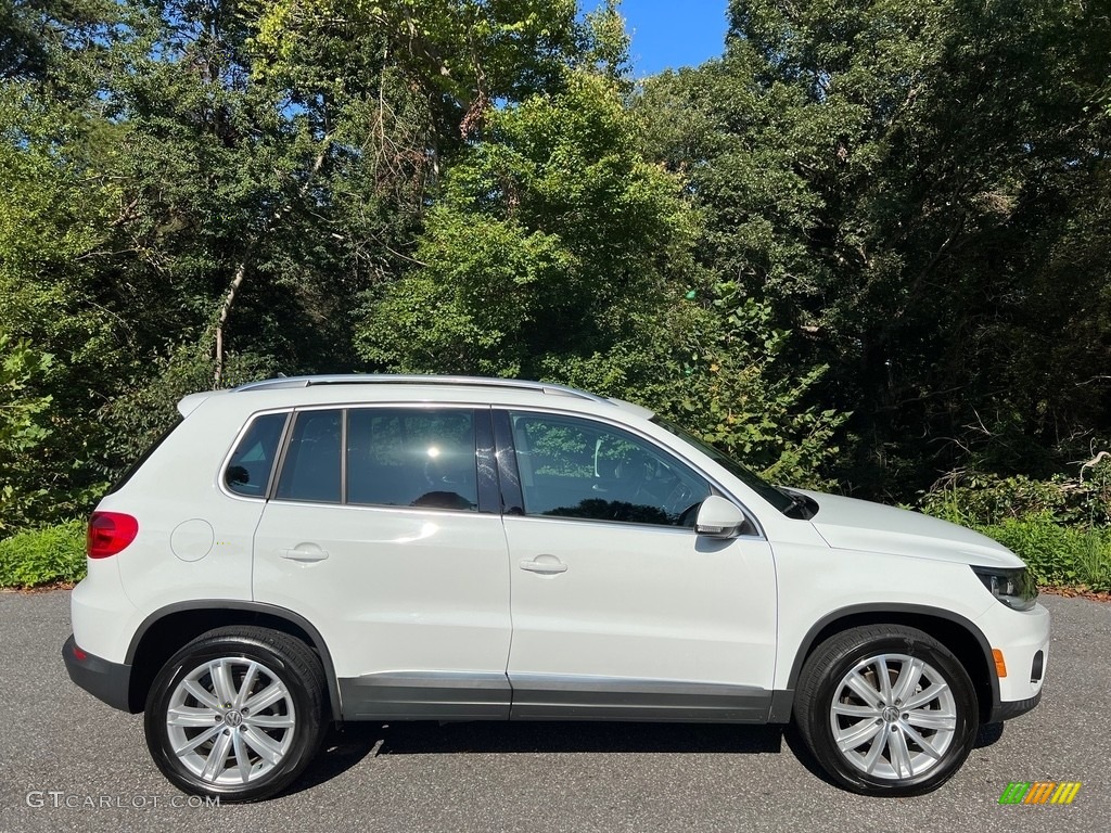 Pure White 2015 Volkswagen Tiguan SEL 4Motion Exterior Photo #146626147
