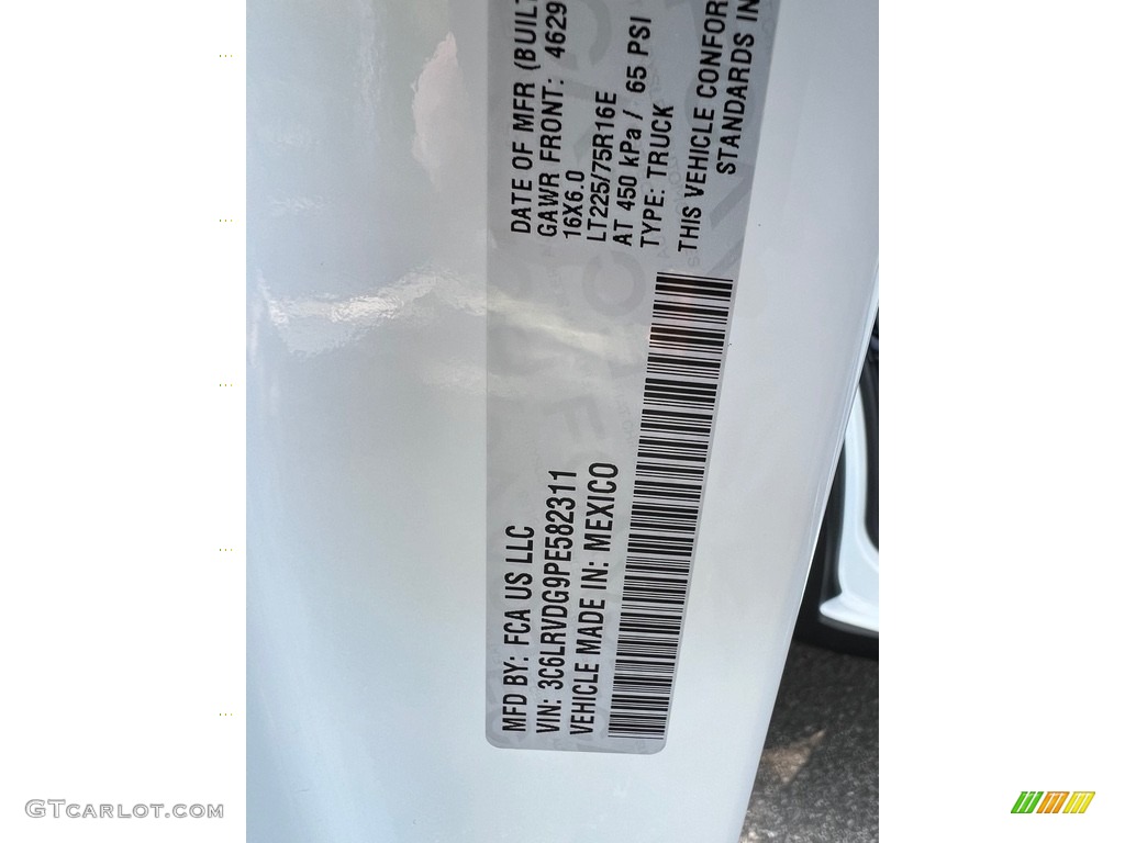 2023 ProMaster 3500 High Roof Cargo Van - Bright White / Black photo #27