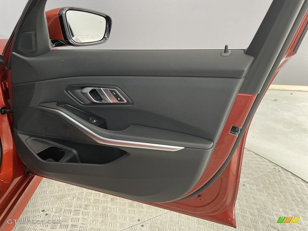 2020 BMW 3 Series 330i Sedan Black Door Panel Photo #146626263