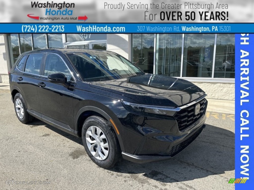 2024 CR-V LX AWD - Crystal Black Pearl / Black photo #1