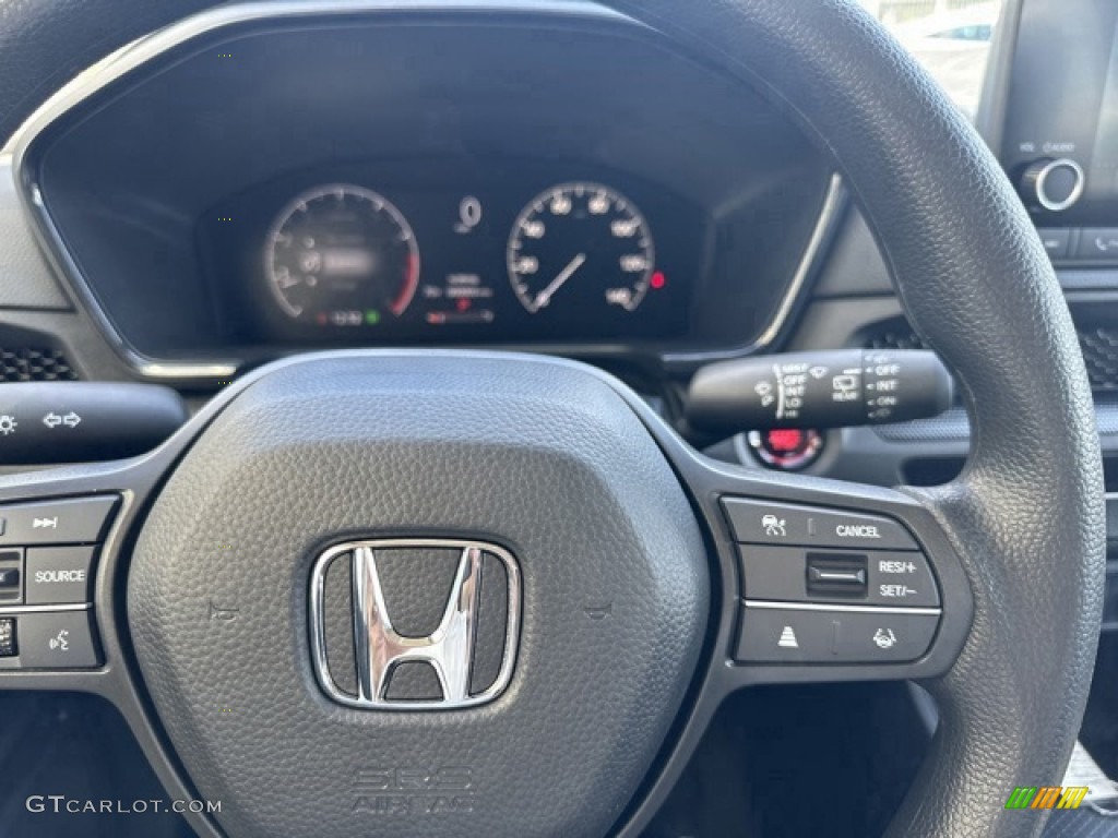 2024 Honda CR-V LX AWD Black Steering Wheel Photo #146626635
