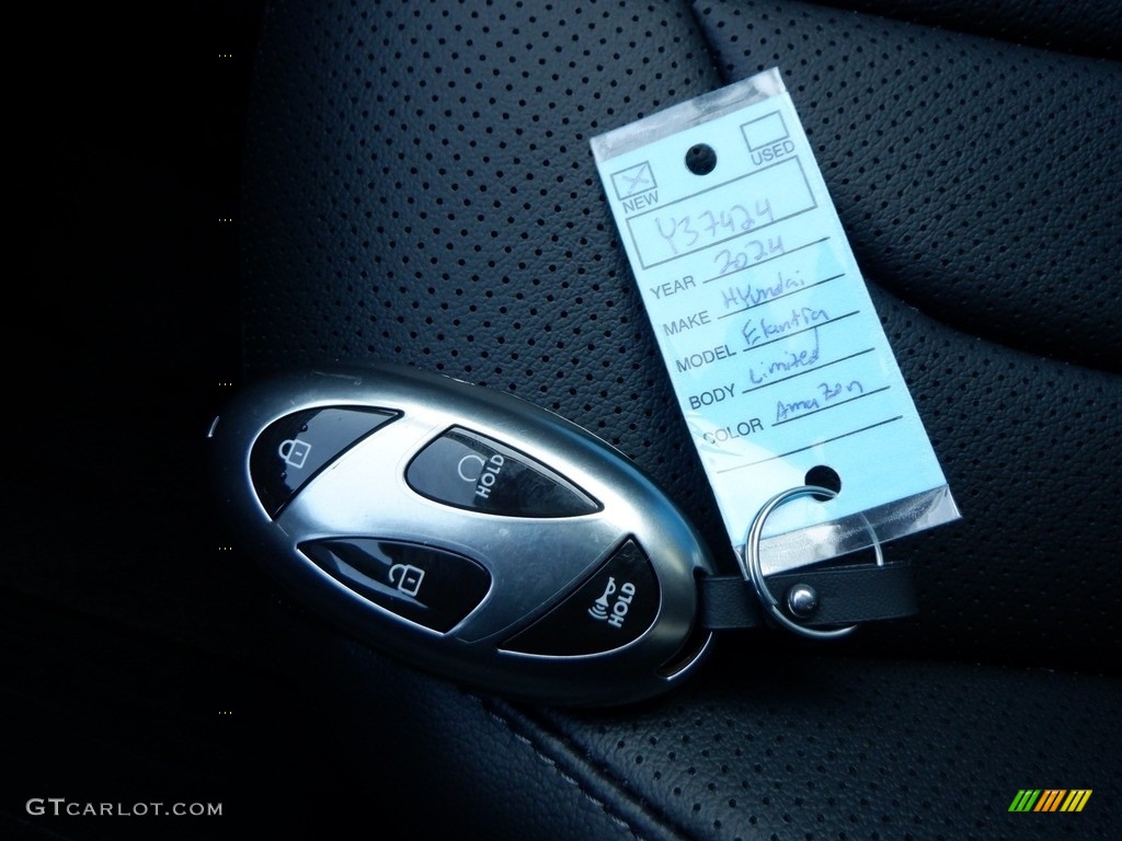 2024 Elantra Limited - Amazon Gray / Black photo #34
