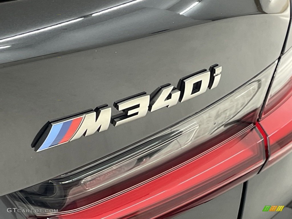 2022 3 Series M340i Sedan - Black Sapphire Metallic / Tacora Red photo #10