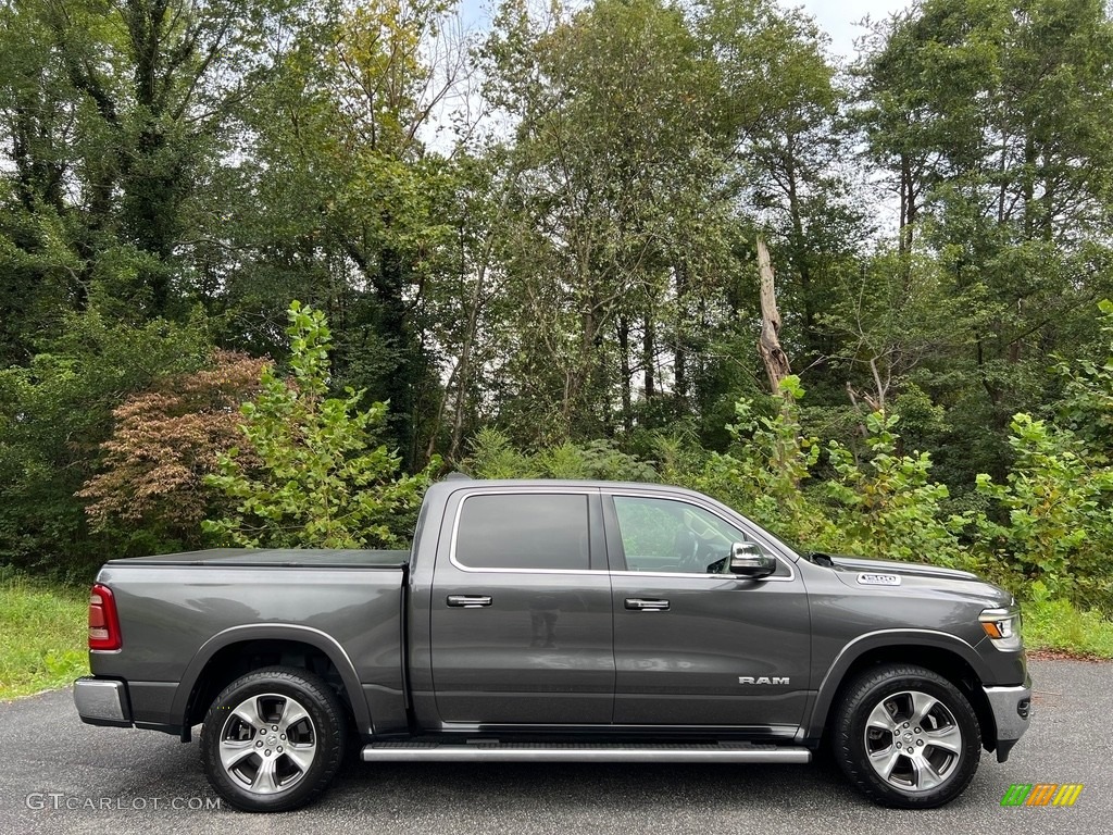 Granite Crystal Metallic 2019 Ram 1500 Laramie Crew Cab 4x4 Exterior Photo #146626899