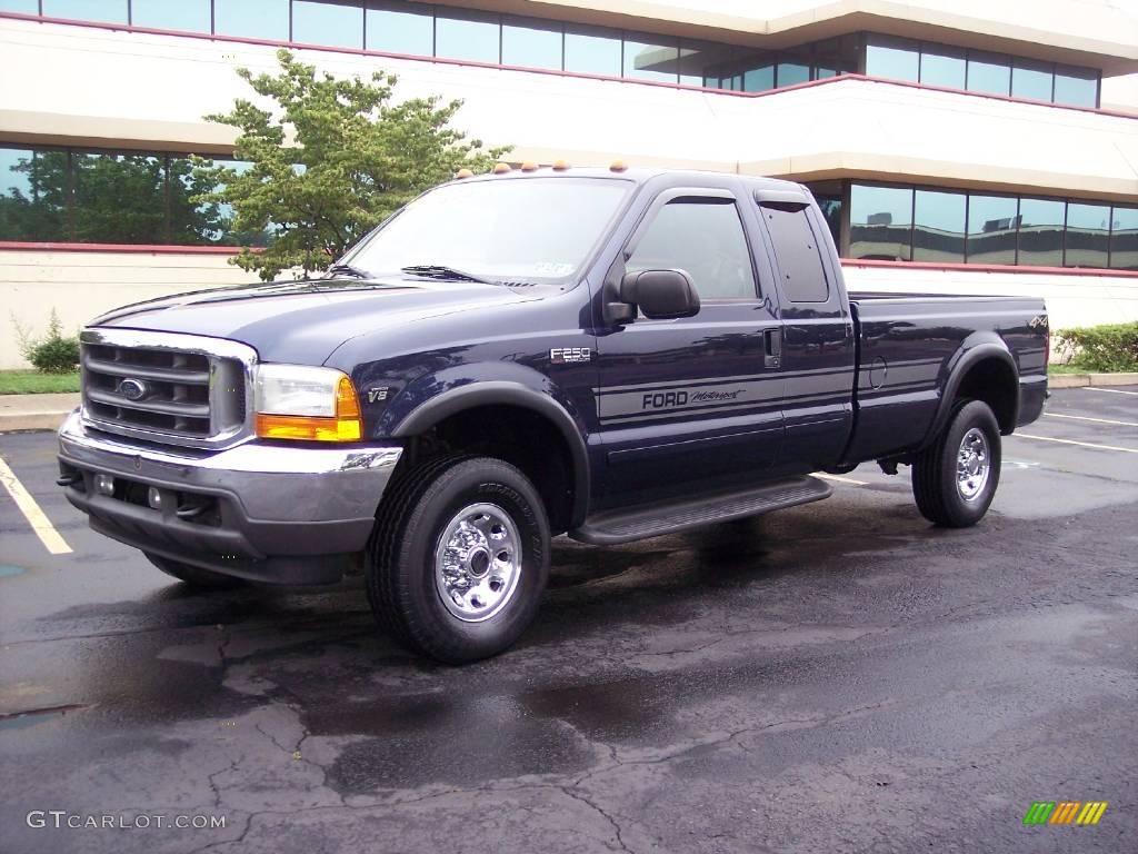 True Blue Metallic Ford F250 Super Duty