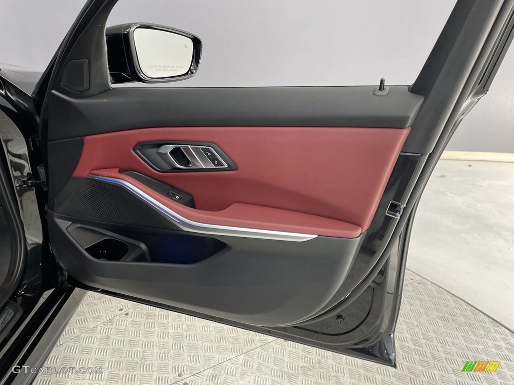 2022 3 Series M340i Sedan - Black Sapphire Metallic / Tacora Red photo #31