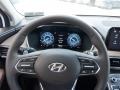 Beige/Black 2023 Hyundai Santa Fe Hybrid Limited AWD Plug-In Hybrid Steering Wheel