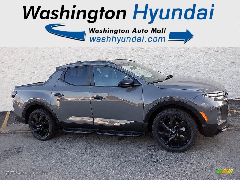 2024 Santa Cruz Night Edition AWD - Hampton Gray / Black photo #2