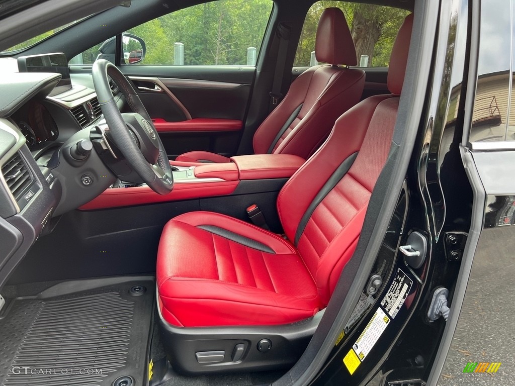 Circuit Red Interior 2020 Lexus RX 350 F Sport AWD Photo #146627899