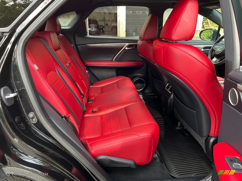 Circuit Red Interior 2020 Lexus RX 350 F Sport AWD Photo #146627995
