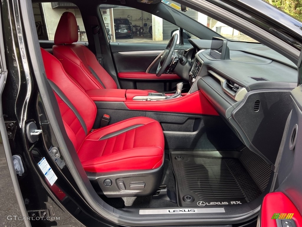 Circuit Red Interior 2020 Lexus RX 350 F Sport AWD Photo #146628019