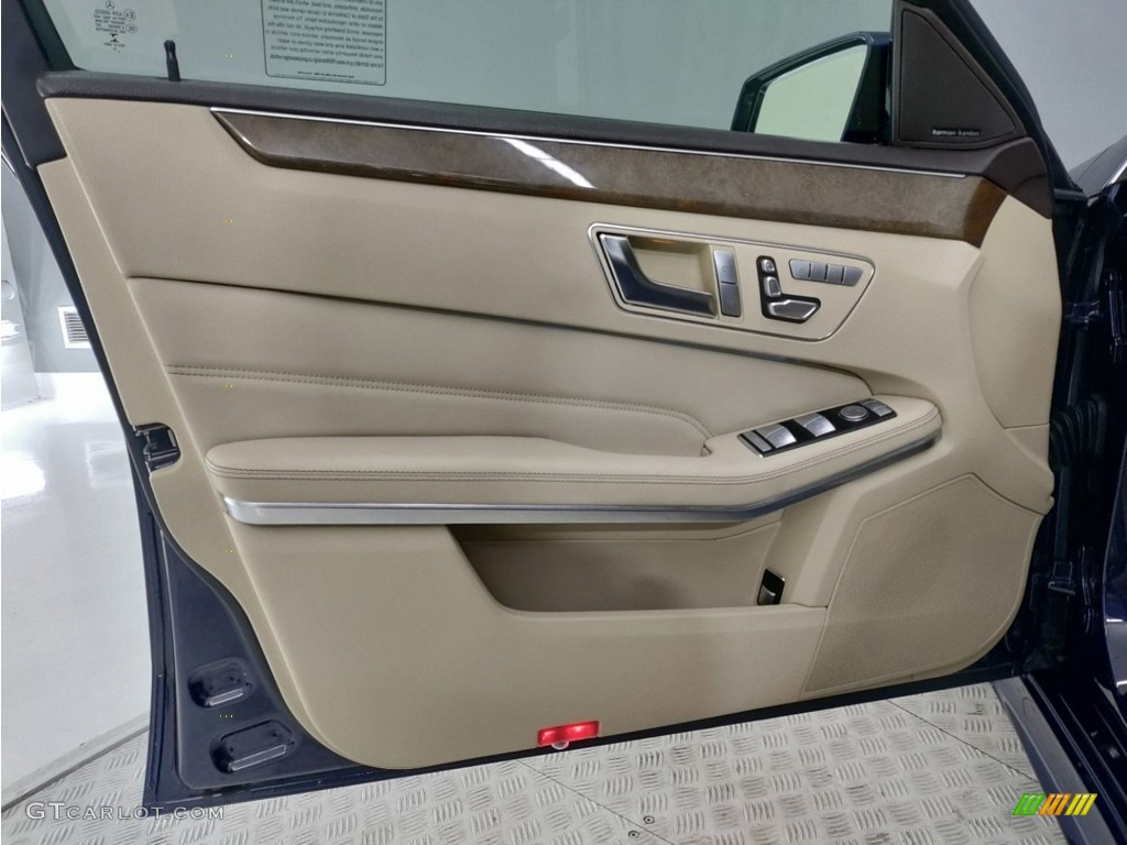 2016 E 350 Sedan - Lunar Blue Metallic / Silk Beige/Espresso Brown photo #11