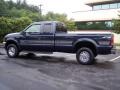 2001 True Blue Metallic Ford F250 Super Duty XLT SuperCab 4x4  photo #6