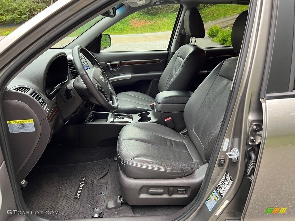 Cocoa Black Interior 2012 Hyundai Santa Fe Limited Photo #146628703